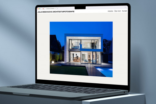 Website für eine Fotografin